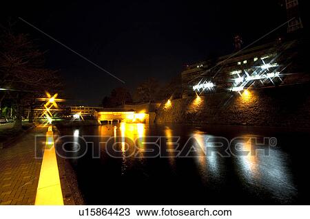 Lights Reflected in Pond View Large Photo Image Stock Image - Lights Reflected in Pond. Fotosearch