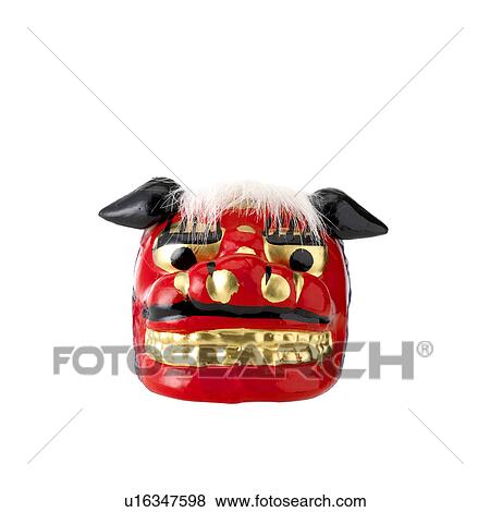 Stock Photo - Lion Dance Mask. Fotosearch