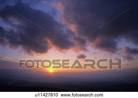 Mountain range and sunset, Japan View Large Photo Image Stock Image - Mountain range and sunset, Japan. Fotosearch