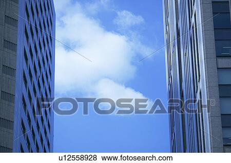 Stock Photo - Office buildings, Osaka Prefecture, Honshu, Japan. Fotosearch
