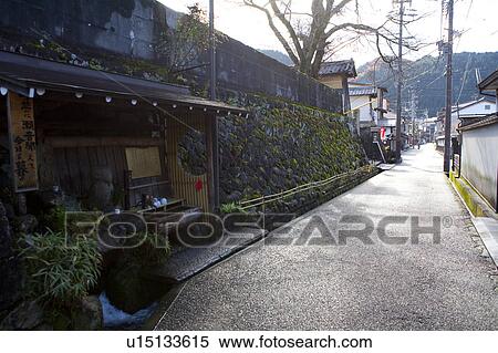 Stock Photography - Old Town in Gujo. Fotosearch