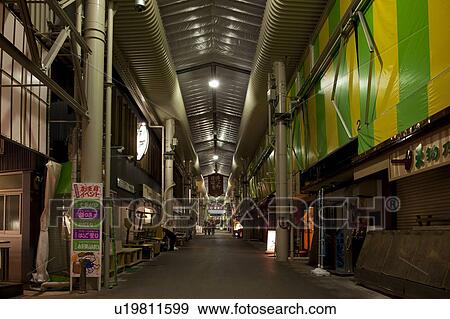 Omi-machi market View Large Photo Image Stock Photo - Omi-machi market. Fotosearch