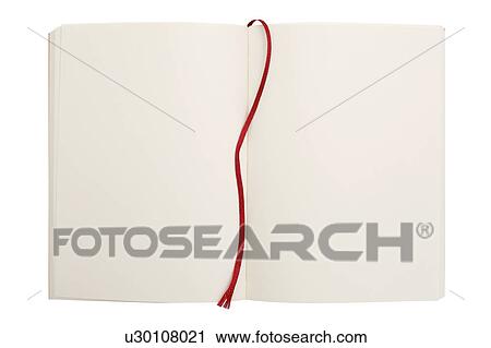 Stock Image - Open Notebook. Fotosearch