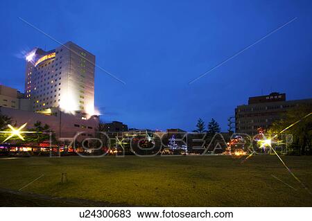 Park at Night View Large Photo Image Stock Image - Park at Night. Fotosearch
