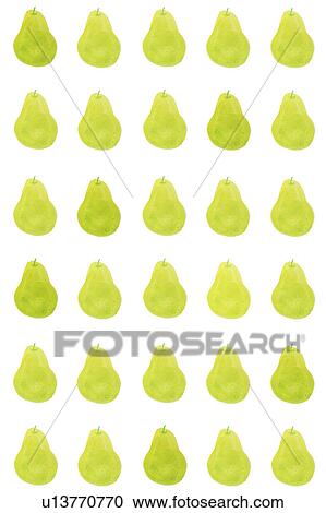 Stock Image - Pear pattern. Fotosearch