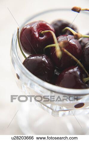 Stock Photograph - Red Cherries. Fotosearch