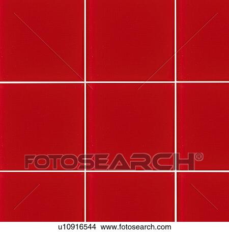 Picture - Red Tiles. Fotosearch