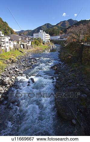River Flowing Through Gujo View Large Photo Image Stock Photo - River Flowing Through Gujo. Fotosearch