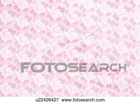 Stock Photo - Rose Pattern. Fotosearch