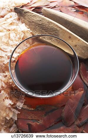 Sauce in glass bowl, bonitos and seaweeds View Large Photo Image Stock Photo - Sauce in glass bowl, bonitos and seaweeds. Fotosearch