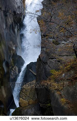 Picture - Sengataki Falls of Shosenkyo. Fotosearch