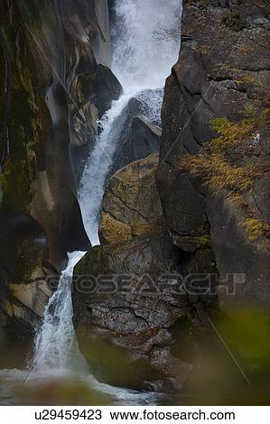 Stock Image - Sengataki Falls of Shosenkyo. Fotosearch