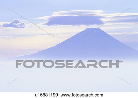 Silhouette of Mt. Fuji, Yamanashi Prefecture, Honshu, Japan View Large Photo Image Stock Photo - Silhouette of Mt. Fuji, Yamanashi Prefecture, Honshu, Japan. Fotosearch