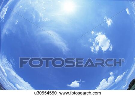 Stock Image - Sky and cloud, Japan. Fotosearch