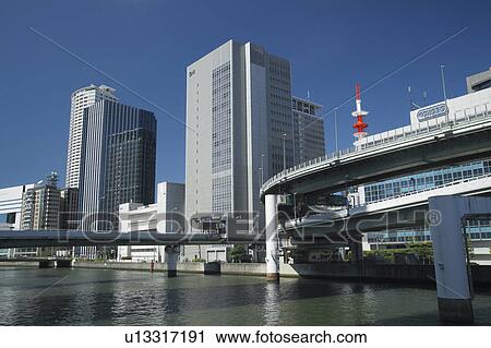 Skyline of Nakanoshima, Osaka Prefecture, Honshu, Japan View Large Photo Image Stock Image - Skyline of Nakanoshima, Osaka Prefecture, Honshu, Japan. Fotosearch