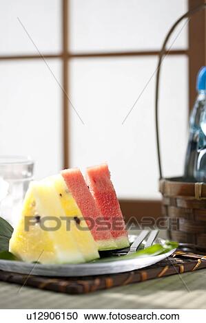Slices of watermelons View Large Photo Image Stock Image - Slices of watermelons . Fotosearch