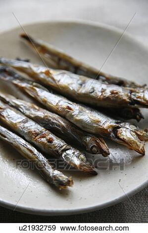 Stock Photo - Smoked Smelt. Fotosearch