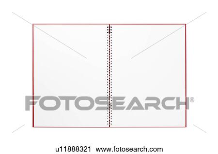 Stock Image - Spiral notebook. Fotosearch