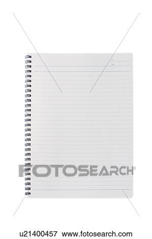Stock Photo - Spiral notebook. Fotosearch