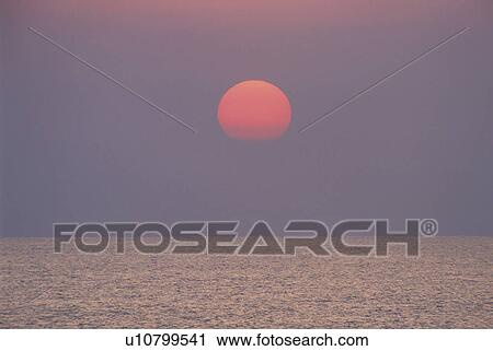 Sunrise Over sea View Large Photo Image Stock Image - Sunrise Over sea. Fotosearch