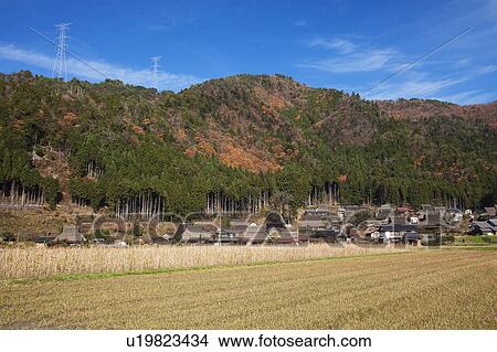 Picture - Thatched House Village of Kitamura. Fotosearch