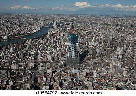 Tokyo sky tree tower under construction, Arakawa ward, Tokyo Prefecture, Honshu, Japan View Large Photo Image Stock Image - Tokyo sky tree tower under construction, Arakawa ward, Tokyo Prefecture, Honshu, Japan. Fotosearch