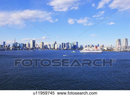 Stock Photography - Tokyo Skyline. Fotosearch