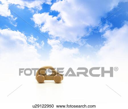 Toy car and sky, Digital Composite View Large Photo Image Stock Image - Toy car and sky, Digital Composite. Fotosearch