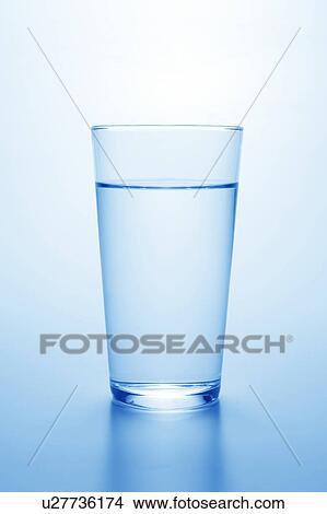 Picture - Water in glass. Fotosearch