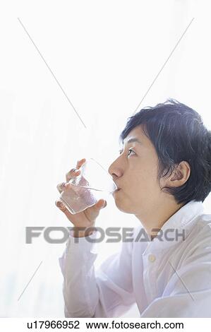 Young Man Drinking Water View Large Photo Image Stock Image - Young Man Drinking Water. Fotosearch