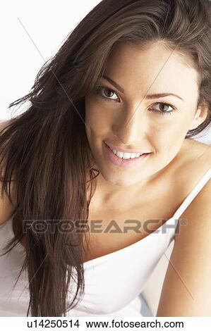 Attractive Young Woman In Studio View Large Photo Image Picture - Attractive Young Woman In Studio. Fotosearch