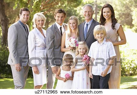 Family Group At Wedding View Large Photo Image Stock Photography - Family Group At Wedding. Fotosearch