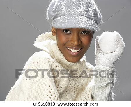 Fashionable Woman Wearing Knitwear And Cap In Studio View Large Photo Image Stock Image - Fashionable Woman Wearing Knitwear And Cap In Studio. Fotosearch
