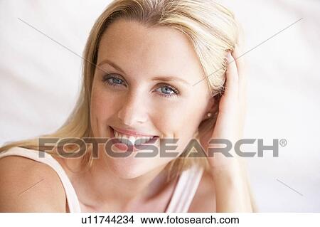 Picture - Portrait Of Attractive Young Woman. Fotosearch