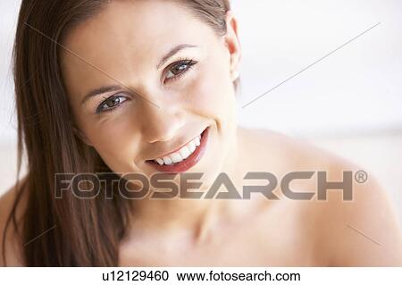 Portrait Of Attractive Young Woman View Large Photo Image Stock Image - Portrait Of Attractive Young Woman. Fotosearch