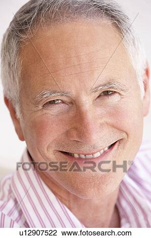 Portrait Of Happy Senior man View Large Photo Image Stock Image - Portrait Of Happy Senior man. Fotosearch