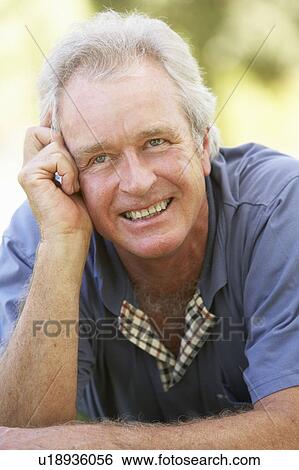Portrait Of Senior Man In Park View Large Photo Image Stock Photograph - Portrait Of Senior Man In Park. Fotosearch
