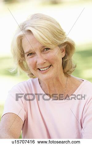 Portrait Of Senior Woman In Park View Large Photo Image Stock Photograph - Portrait Of Senior Woman In Park. Fotosearch