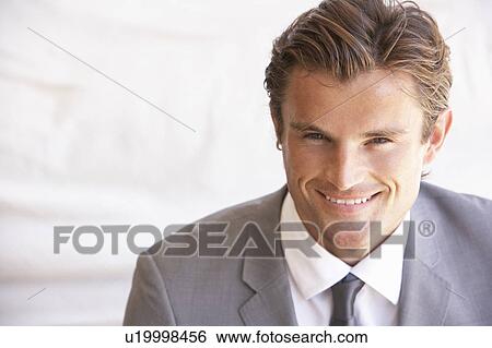 Portrait Of Young Businessman View Large Photo Image Stock Photograph - Portrait Of Young Businessman. Fotosearch