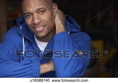 Stock Image - Portrait Of Young Man In Casual Clothing. Fotosearch