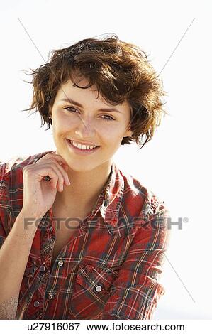 Young Woman Relaxing On Beach View Large Photo Image Stock Photo - Young Woman Relaxing On Beach. Fotosearch