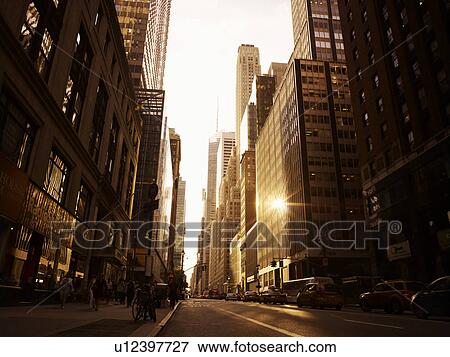 Stock Photo - 42nd street at NYC, New York, USA. Fotosearch