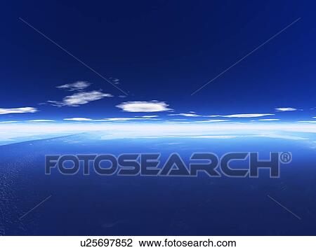 Stock Image - Above clouds. Fotosearch
