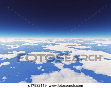 Stock Photo - Above clouds. Fotosearch