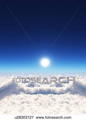 Stock Photo - Above clouds. Fotosearch