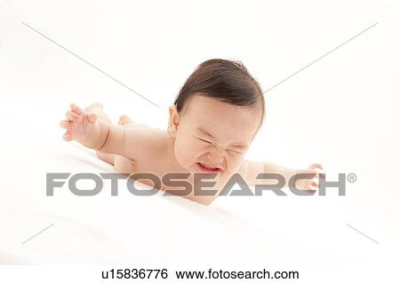 Baby Boy Grimacing View Large Photo Image Stock Photograph - Baby Boy Grimacing. Fotosearch