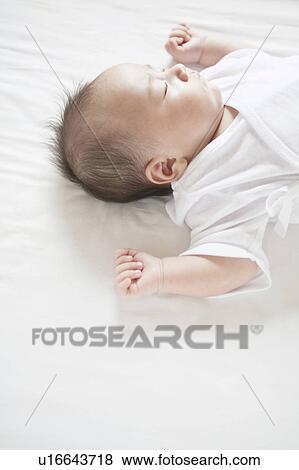 Stock Photo - Baby sleeping. Fotosearch