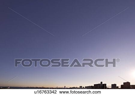 Blue Sky Over Tokyo Skyline View Large Photo Image Stock Image - Blue Sky Over Tokyo Skyline. Fotosearch