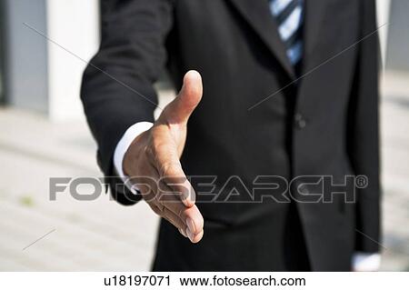 Businessman ready for handshake View Large Photo Image Stock Image - Businessman ready for handshake. Fotosearch