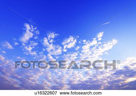 Stock Photo - Cirrocumulus Clouds. Fotosearch
